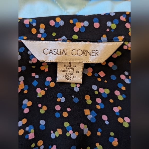Casual Corner Size Small Silk Blouse - Picture 5 of 5